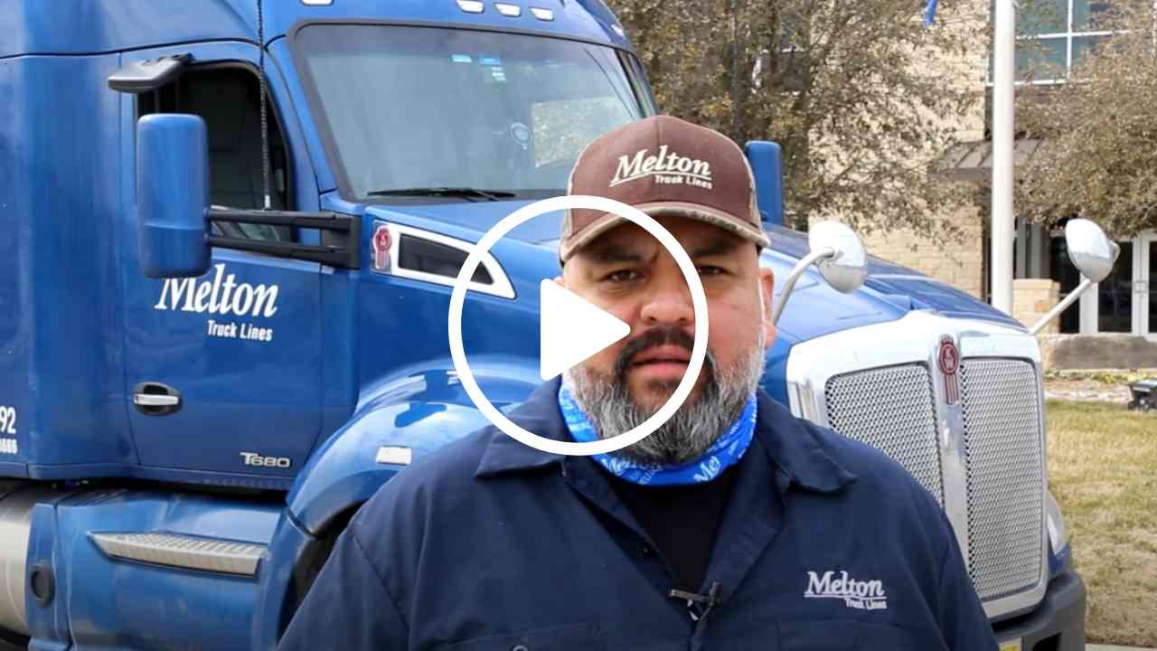 Link to a video of a veteran truck driver talking about his experience at Melton.